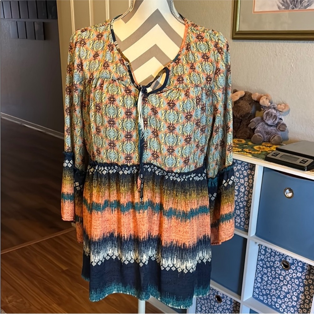 Olive Hill Bohemian Women's Blouse - Multicolor